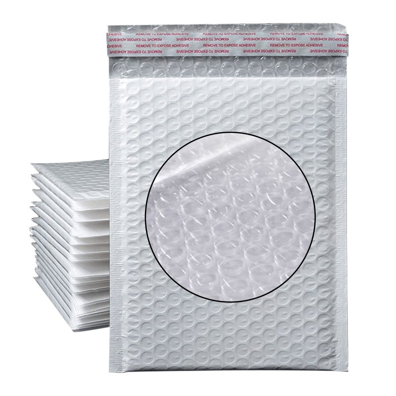 9527 برودكت 9527 مغلفات فقاعية ذاتية الإغلاق من البولي إيثيلين، مقاس 9.5 بوصة × 13.5 بوصة، مغلفات شحن مبطنة، 25 قطعة - Image 4